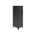 53.38H 4 Shelf Vented Door Storage Locker Cabinet