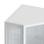 22.25 Floor Coner Cabinet with Tempered Glass Door