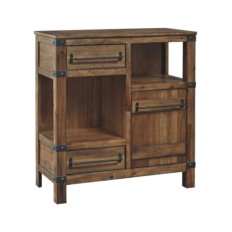 Accent Cabinet - Casual - Bronze Hardware - Light Brown