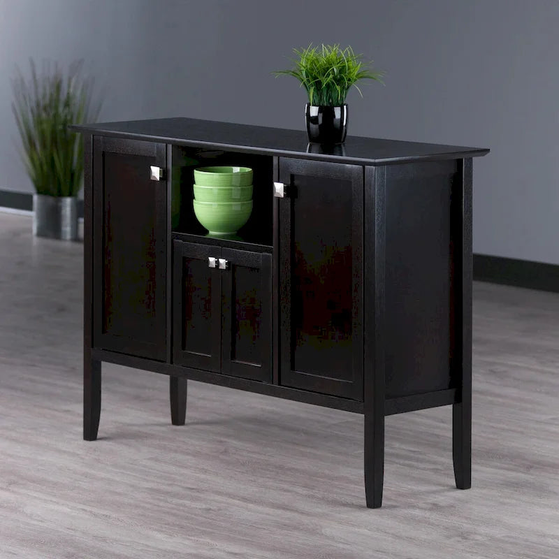 Melba Buffet Cabinet, Coffee - 46W x 15.75D x 33.6H