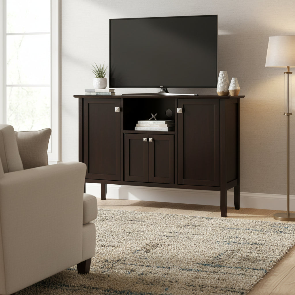 Buffet Cabinet, Coffee - 46W x 15.75D x 33.6H