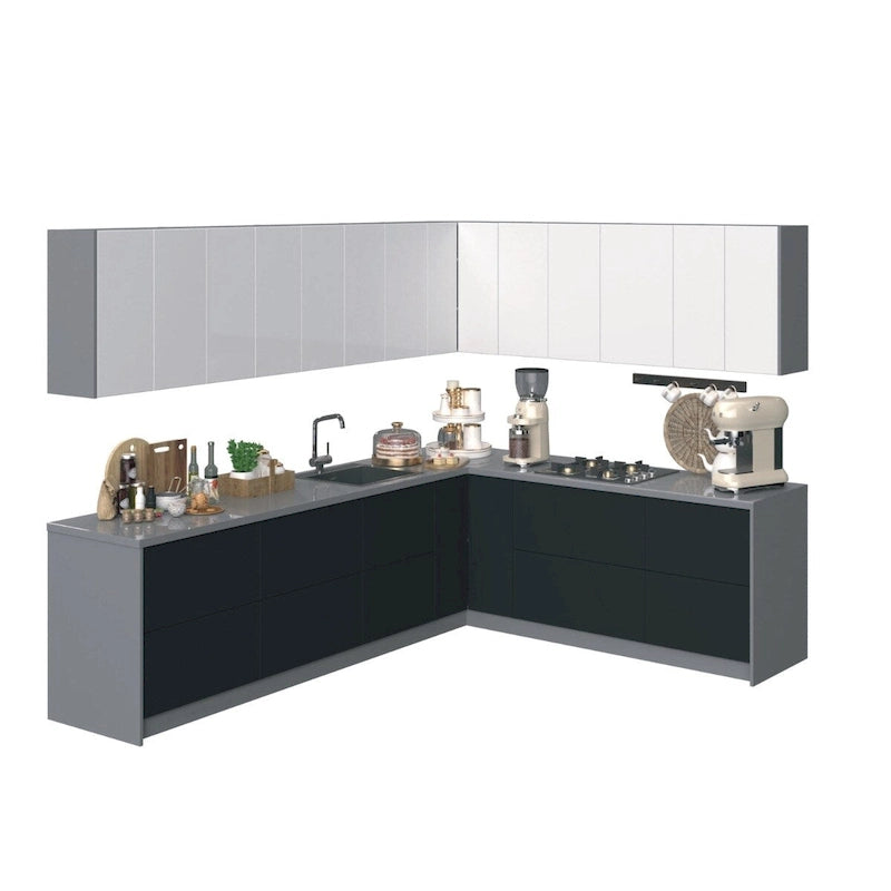 Kitchen Culinary Collection Black Color Base Size 10Ft Wide - 94x120