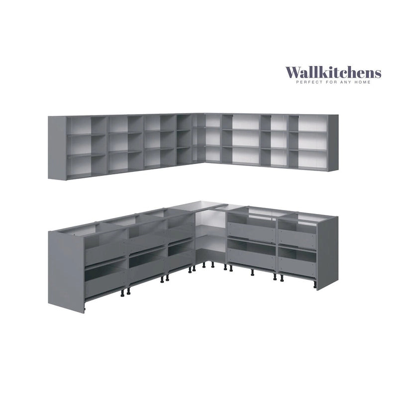 Kitchen Culinary Collection Black Color Base Size 10Ft Wide - 94x120