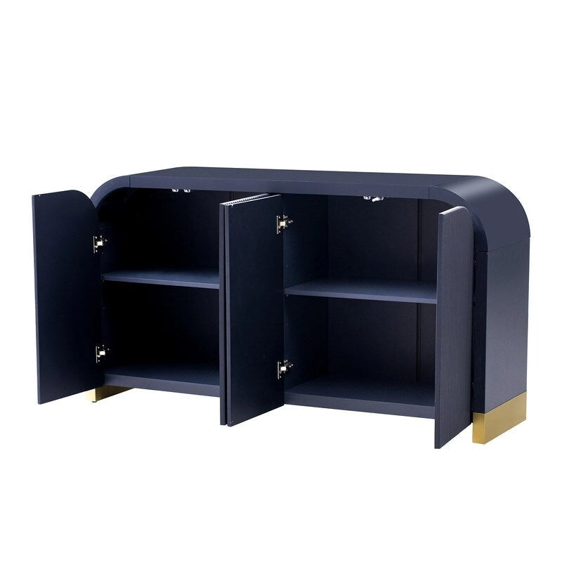 59.8W 4-door Cabinet with Adjustable Shelves