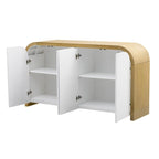 59.8W 4-door Cabinet with Adjustable Shelves