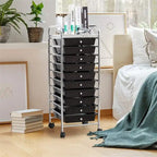 10-Drawer Organizer Cart - 15D x 13W x 34H