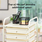 10-Drawer Organizer Cart - 15D x 13W x 34H
