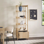 22 Narrow Bookshelf with Drawer