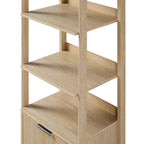 22 Narrow Bookshelf with Drawer