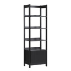 22 Narrow Bookshelf with Drawer