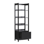 22 Narrow Bookshelf with Drawer