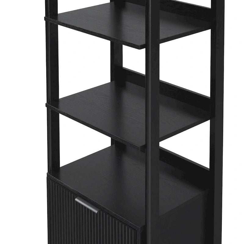 22 Narrow Bookshelf with Drawer