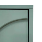 Accent Cabinet Lacquered Wooden Cabinet with 4 Glass Doors Sideboard Buffet Server Cabinet Storage Cabinet, for Living Room