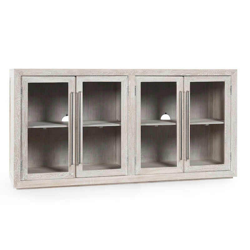 Four Door Sideboard in Whitewash