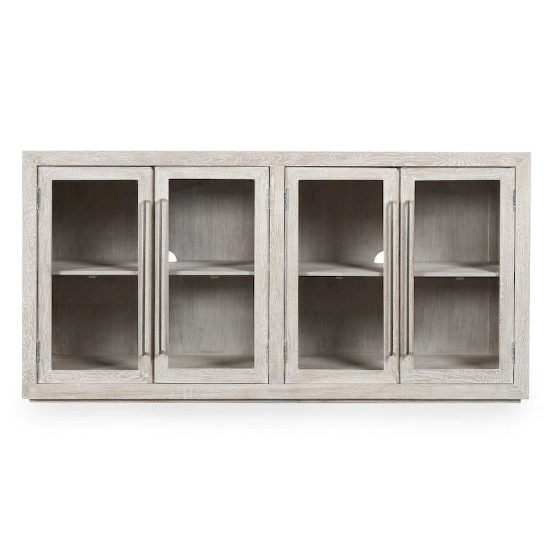 Four Door Sideboard in Whitewash