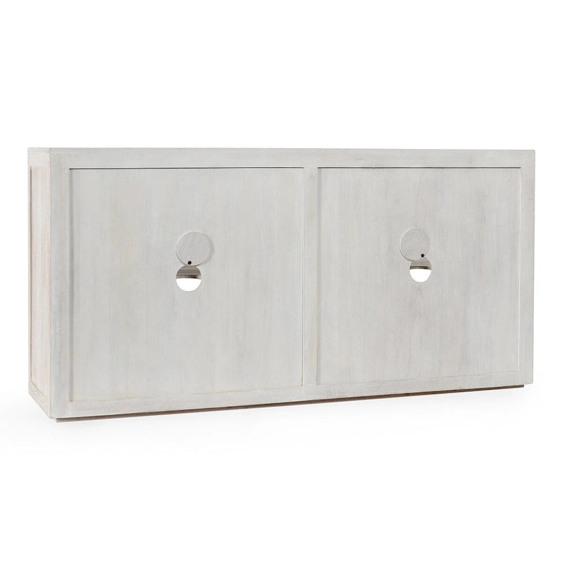 Four Door Sideboard in Whitewash