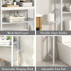 Wooden Bathroom Over The Toilet Storage Cabinet - N/A