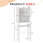 Wooden Bathroom Over The Toilet Storage Cabinet - N/A