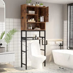 Wooden Bathroom Over The Toilet Storage Cabinet - N/A