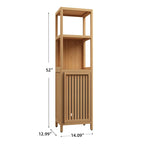 Large Capacity Multifunctional Bamboo Storage Cabinet Furniture