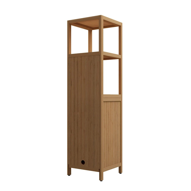 Large Capacity Multifunctional Bamboo Storage Cabinet Furniture