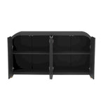 4-door Cabinet with Adjustable Shelves for Living Room