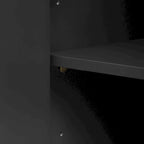 4-door Cabinet with Adjustable Shelves for Living Room