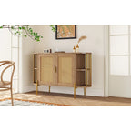 legant Curved Dining Cabinet with Gold Trim