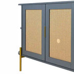 legant Curved Dining Cabinet with Gold Trim