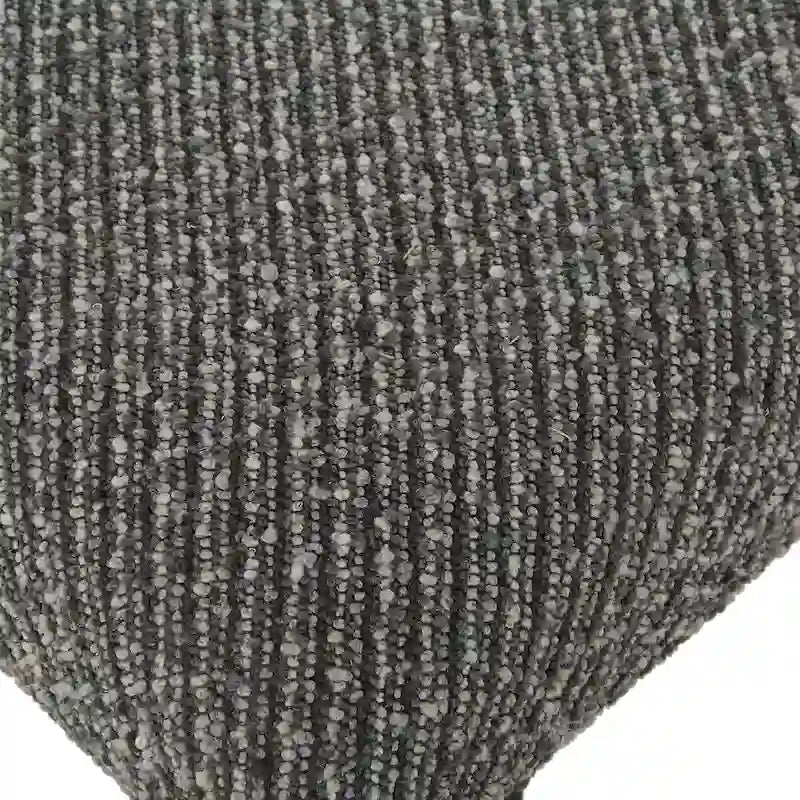 Charcoal Fabric Bench - 18 H X 72.5 W X 20 D